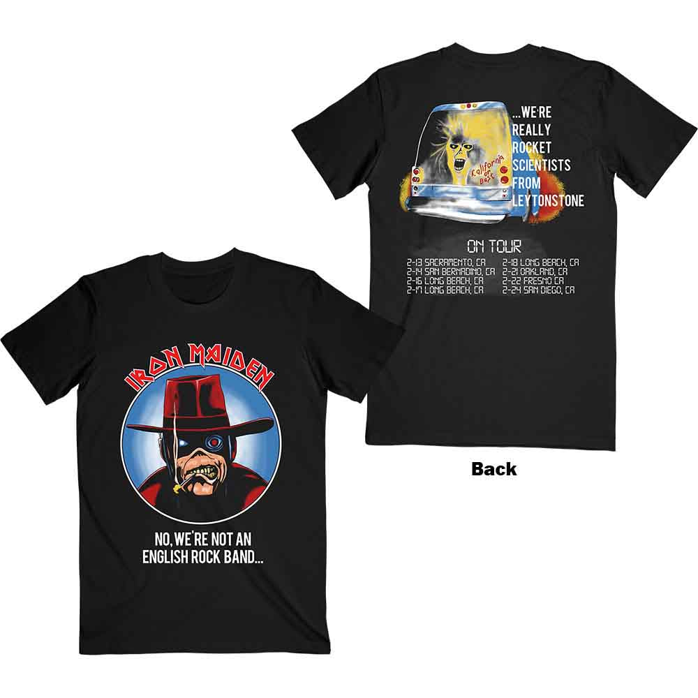 Iron Maiden Not An English Rock Band [T-Shirt] - Rock Band Apparel