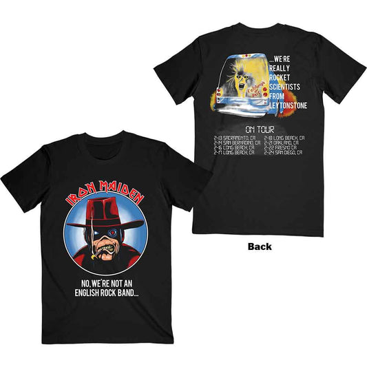Iron Maiden Not An English Rock Band [T-Shirt] - Rock Band Apparel