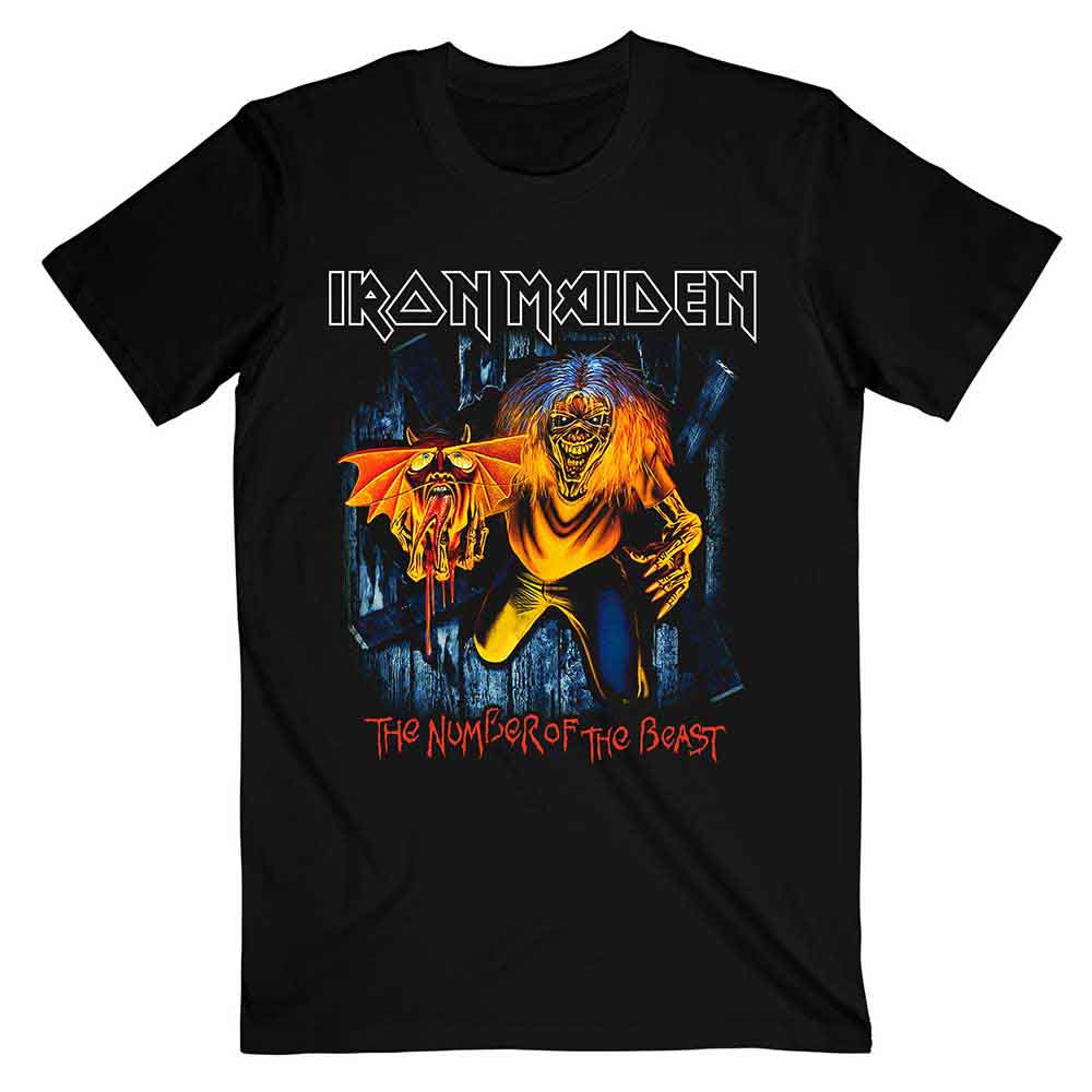 Iron Maiden Number Of The Beast Eddie Panel Burst [T-Shirt] - Rock Band Apparel