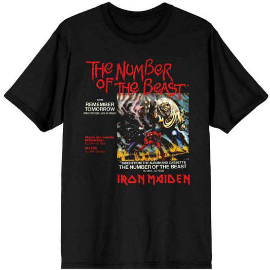 Iron Maiden Number Of The Beast Vinyl Promo Sleeve [T-Shirt] - Rock Band Apparel