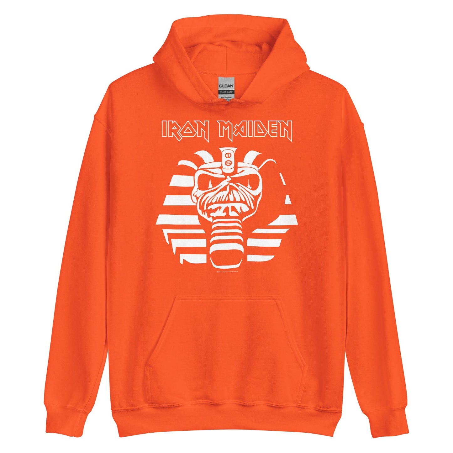 Iron Maiden - Orange Powerslave Hoodie