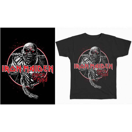 Iron Maiden Piece of Mind Circle [T-Shirt] - Rock Band Apparel