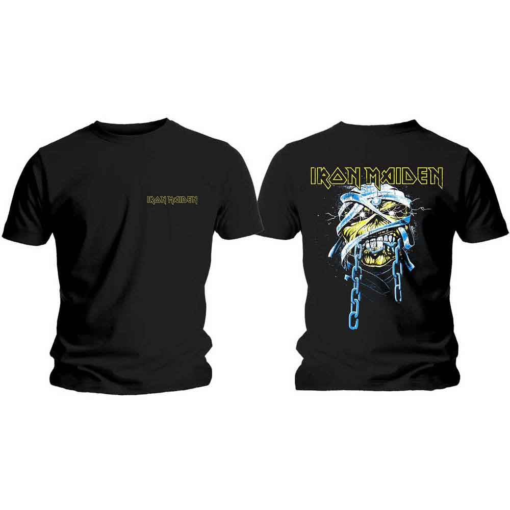 Iron Maiden Powerslave Head & Logo [T-Shirt] - Rock Band Apparel