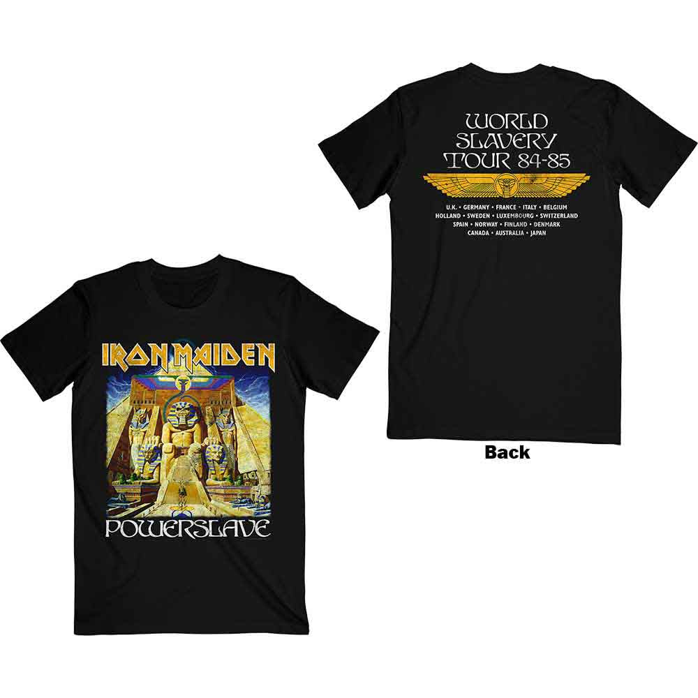 Iron Maiden Powerslave World Slavery Tour [T-Shirt] - Rock Band Apparel