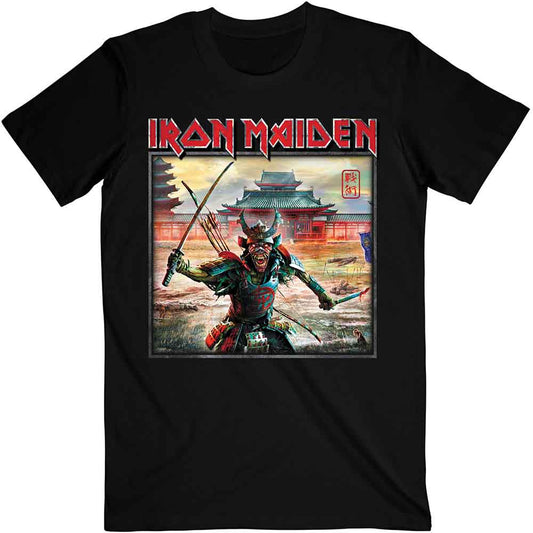 Iron Maiden Senjutsu Album Palace Keyline Square [T-Shirt] Black