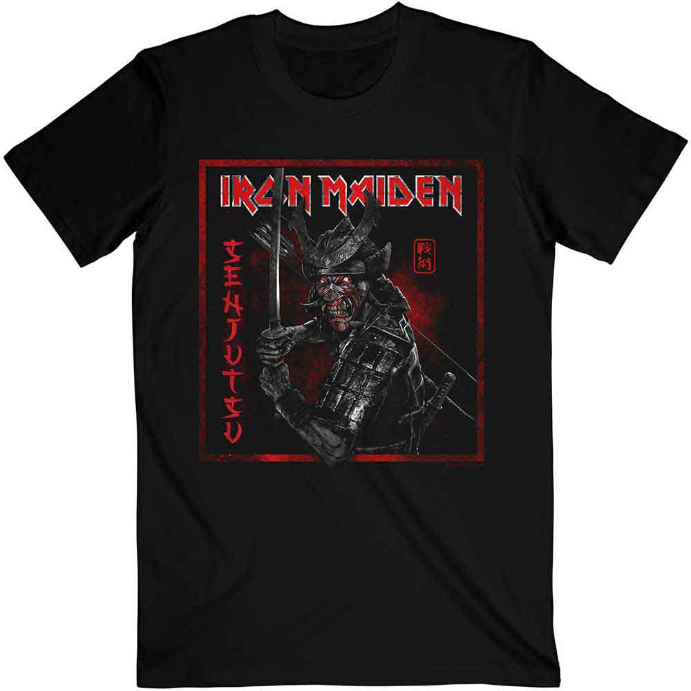 Iron Maiden Senjutsu Cover Distressed Red [] Black