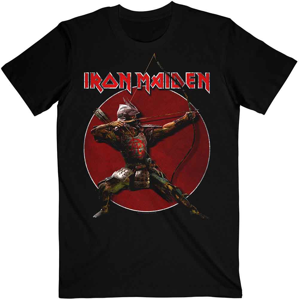 Iron Maiden Senjutsu Eddie Archer Red Circle [T-Shirt] Black