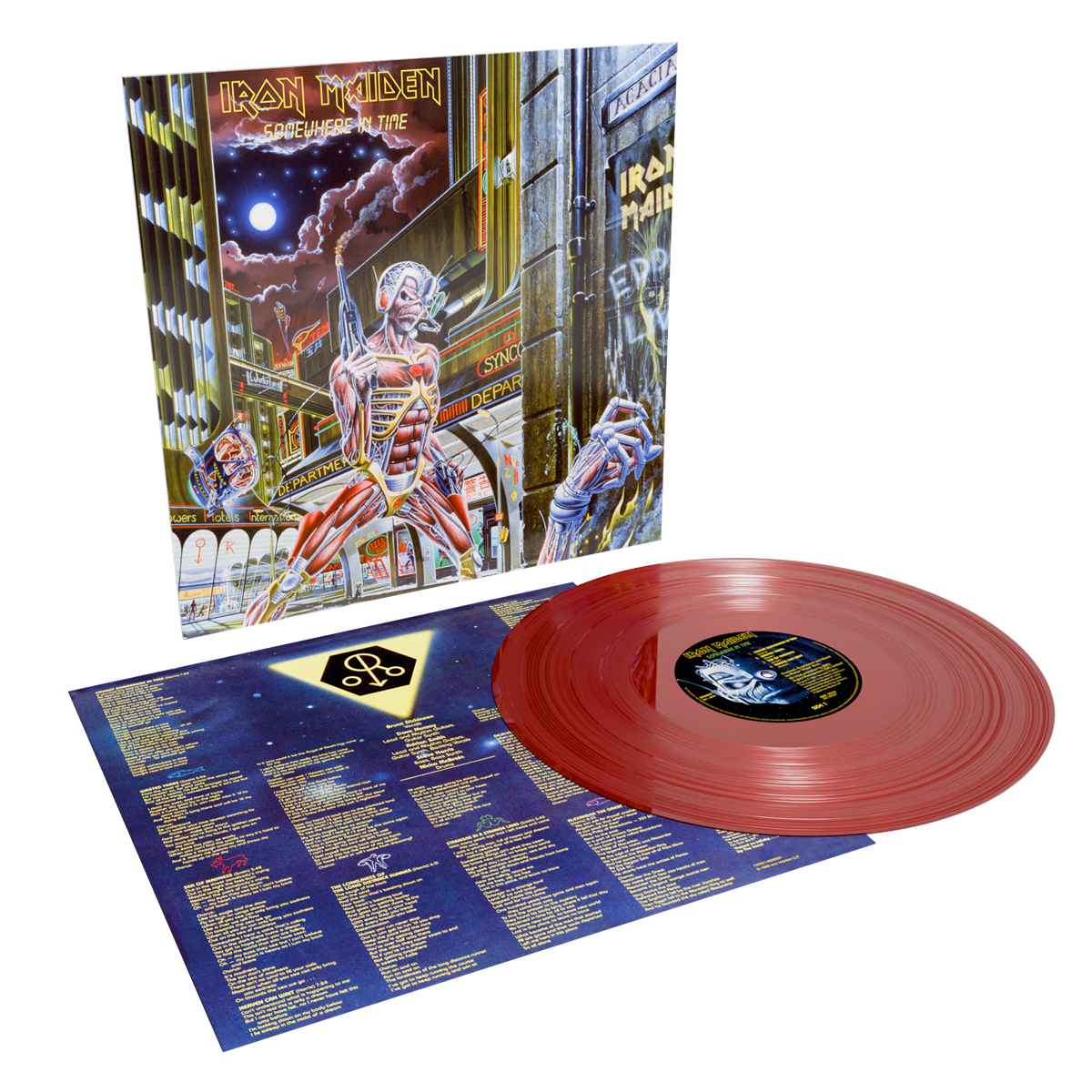 PRE-ORDER: Iron Maiden - Somewhere in Time (40th Anniversary Edition) [Oxblood Red Colored Vinyl) [Vinyl]