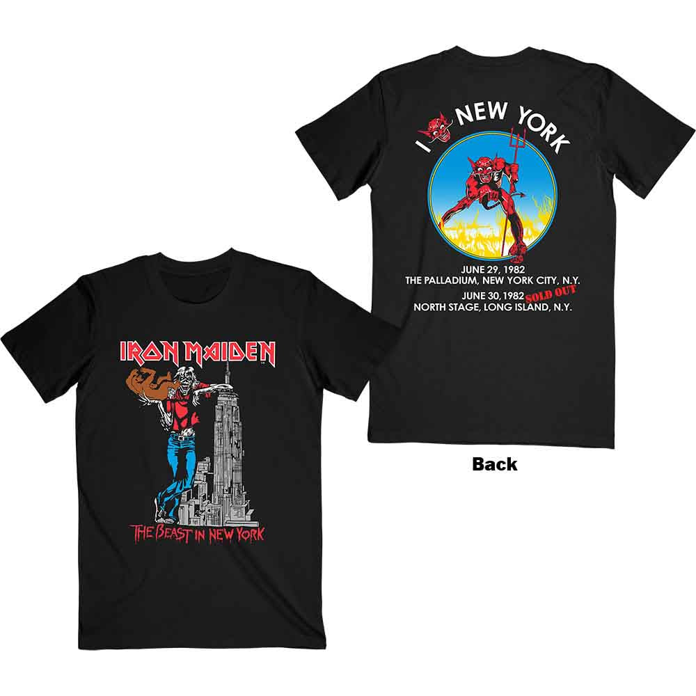 Iron Maiden The Beast In New York [T-Shirt] - Rock Band Apparel