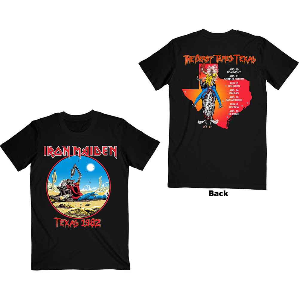 Iron Maiden The Beast Tames Texas [T-Shirt] - Rock Band Apparel