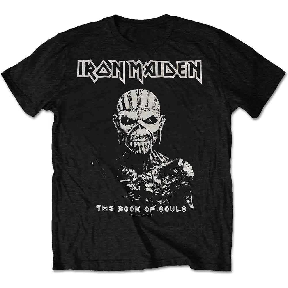 Iron Maiden The Book of Souls White Contrast [T-Shirt] Black