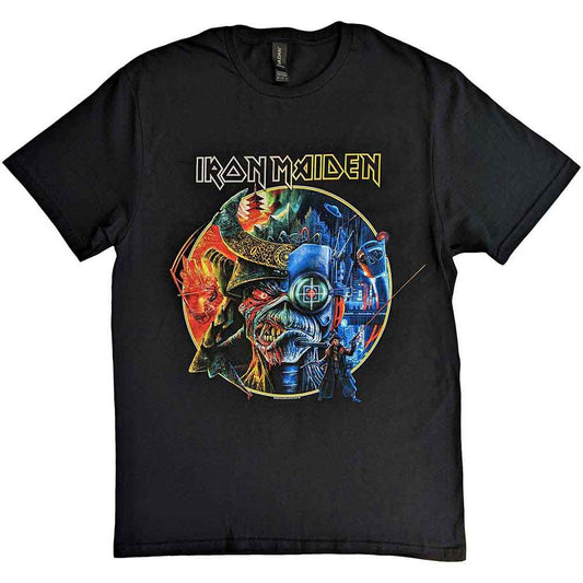 Iron Maiden The Future Past Tour '23 Circle Art [T-Shirt] - Rock Band Apparel