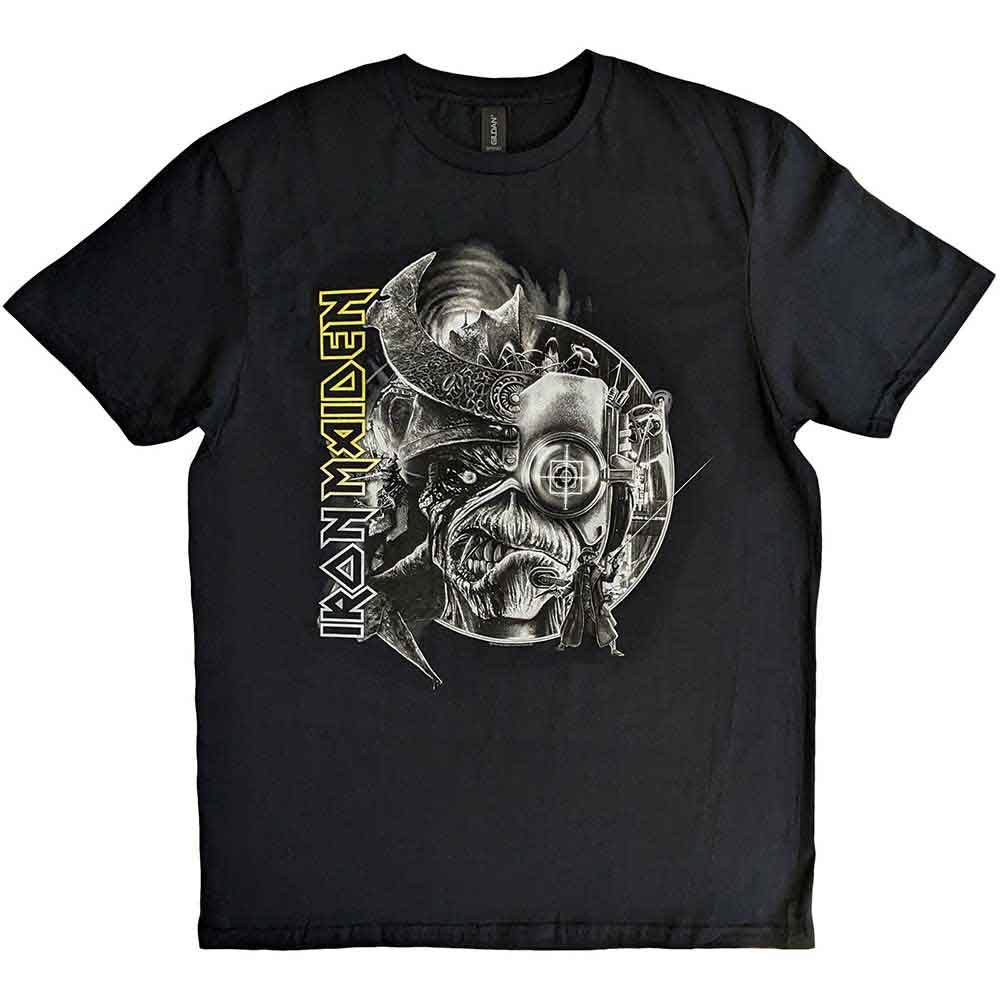 Iron Maiden The Future Past Tour '23 Greyscale [T-Shirt] - Rock Band Apparel