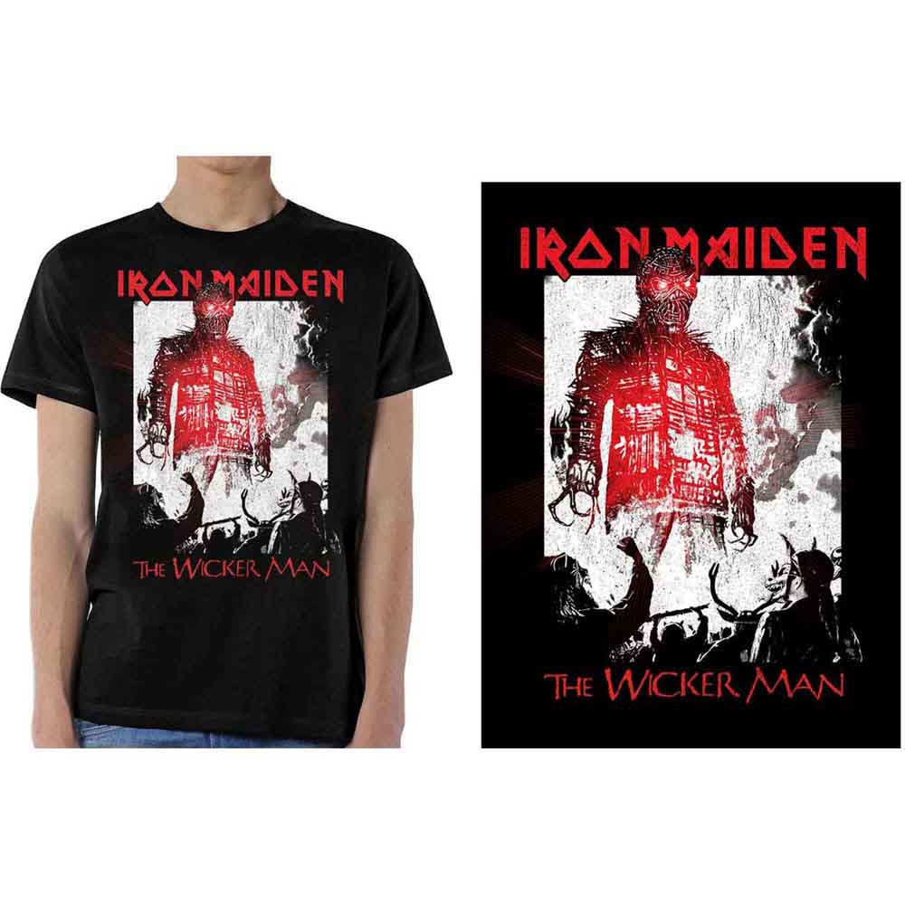 Iron Maiden The Wicker Man Smoke [T-Shirt] - Rock Band Apparel