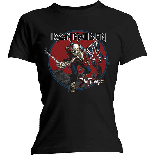 Iron Maiden Trooper Red Sky [T-Shirt] - Rock Band Apparel