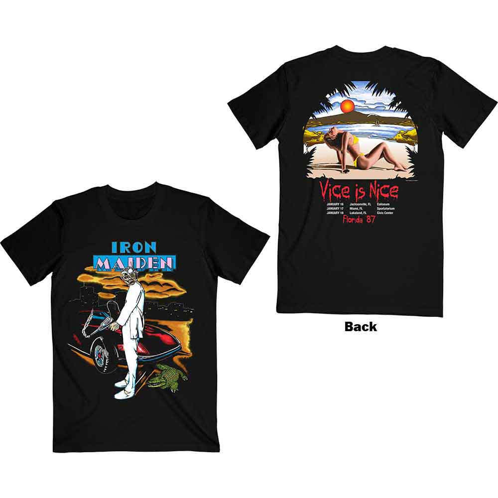 Iron Maiden Vice Is Nice [T-Shirt] - Rock Band Apparel