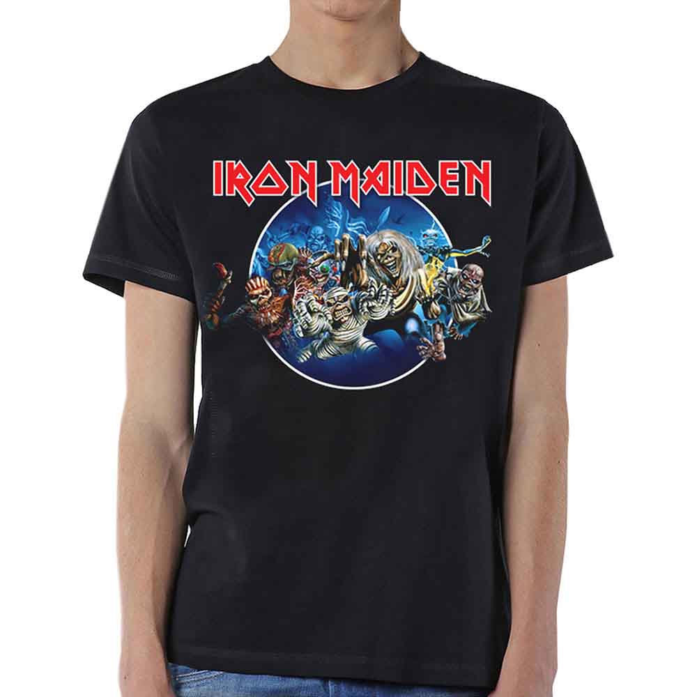 Iron Maiden Wasted Years Circle [T-Shirt] Black