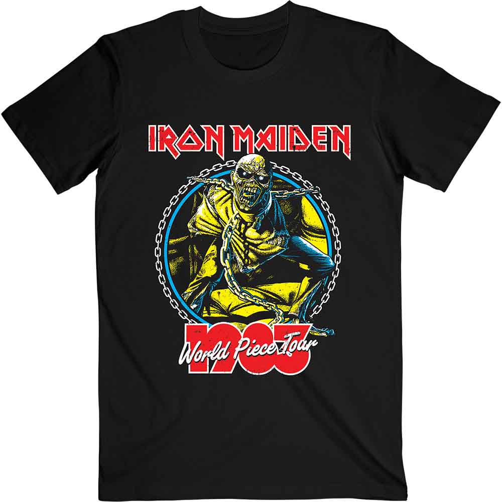 Iron Maiden World Piece Tour '83 V.2. [T-Shirt] Black
