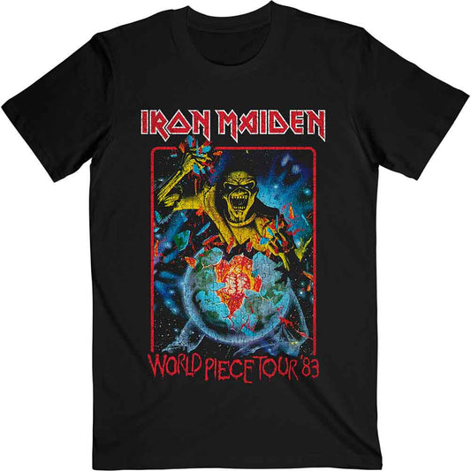 Iron Maiden World Piece Tour '84 V.1. [T-Shirt] - Rock Band Apparel