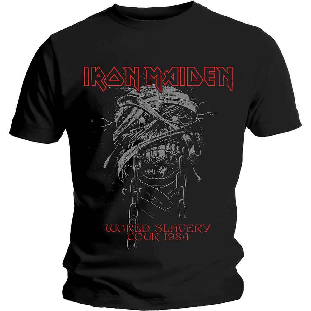Iron Maiden World Slavery 1984 Tour [T-Shirt] Black