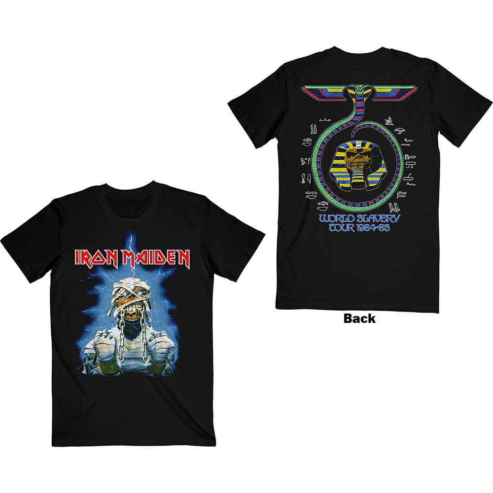 Iron Maiden World Slavery Tour '84 - '85 [T-Shirt] Black