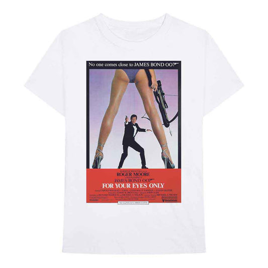James Bond 007 For Your Eyes Poster [T-Shirt] White