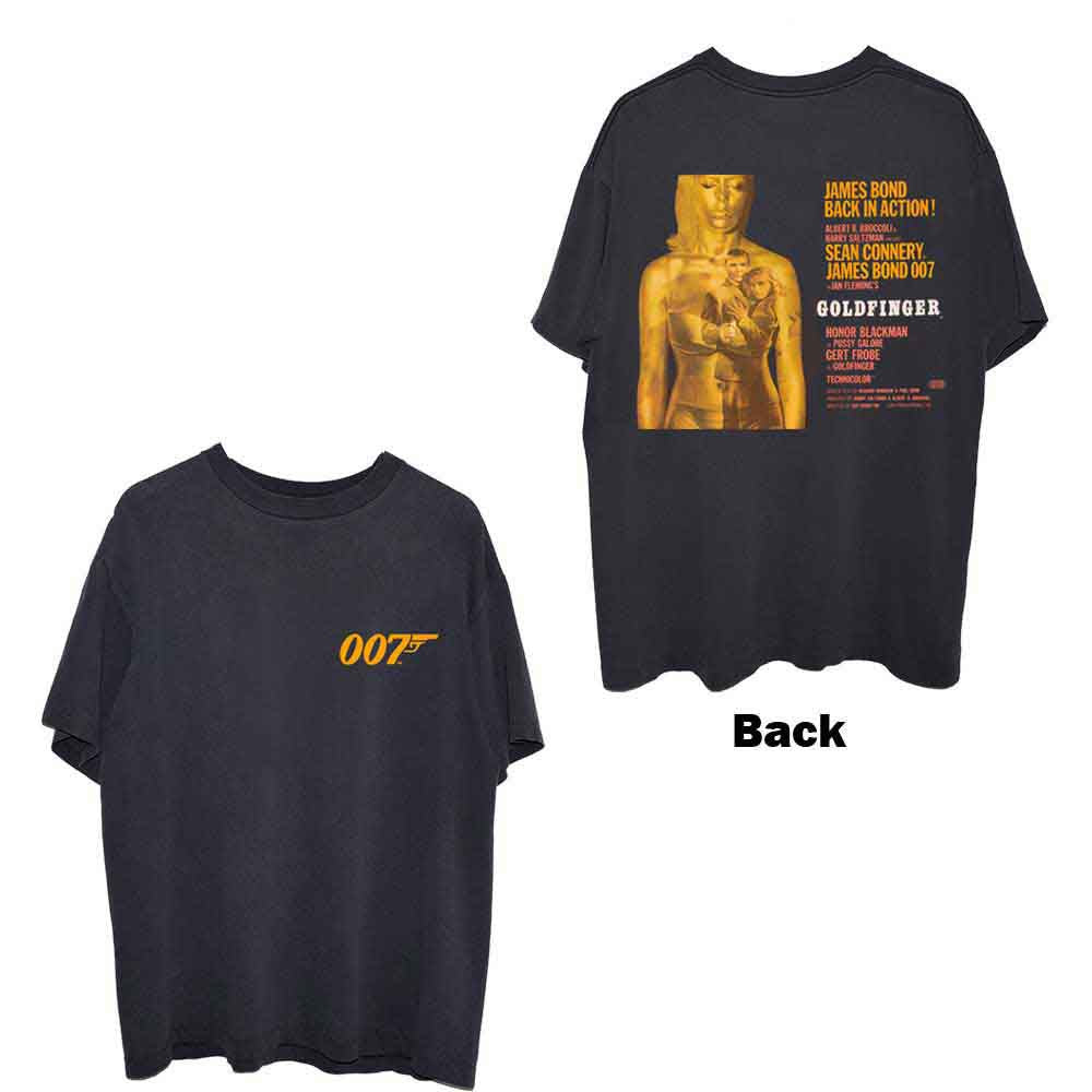 James Bond 007 Goldfinger Movie Poster [T-Shirt] - Rock Band Apparel
