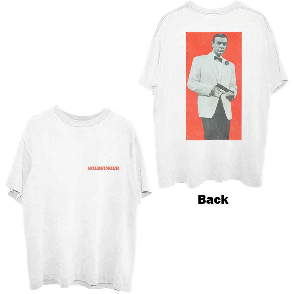 James Bond 007 Goldfinger Profile [T-Shirt] White