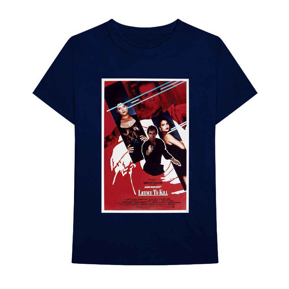 James Bond 007 Licence To Kill Poster [T-Shirt] - Rock Band Apparel
