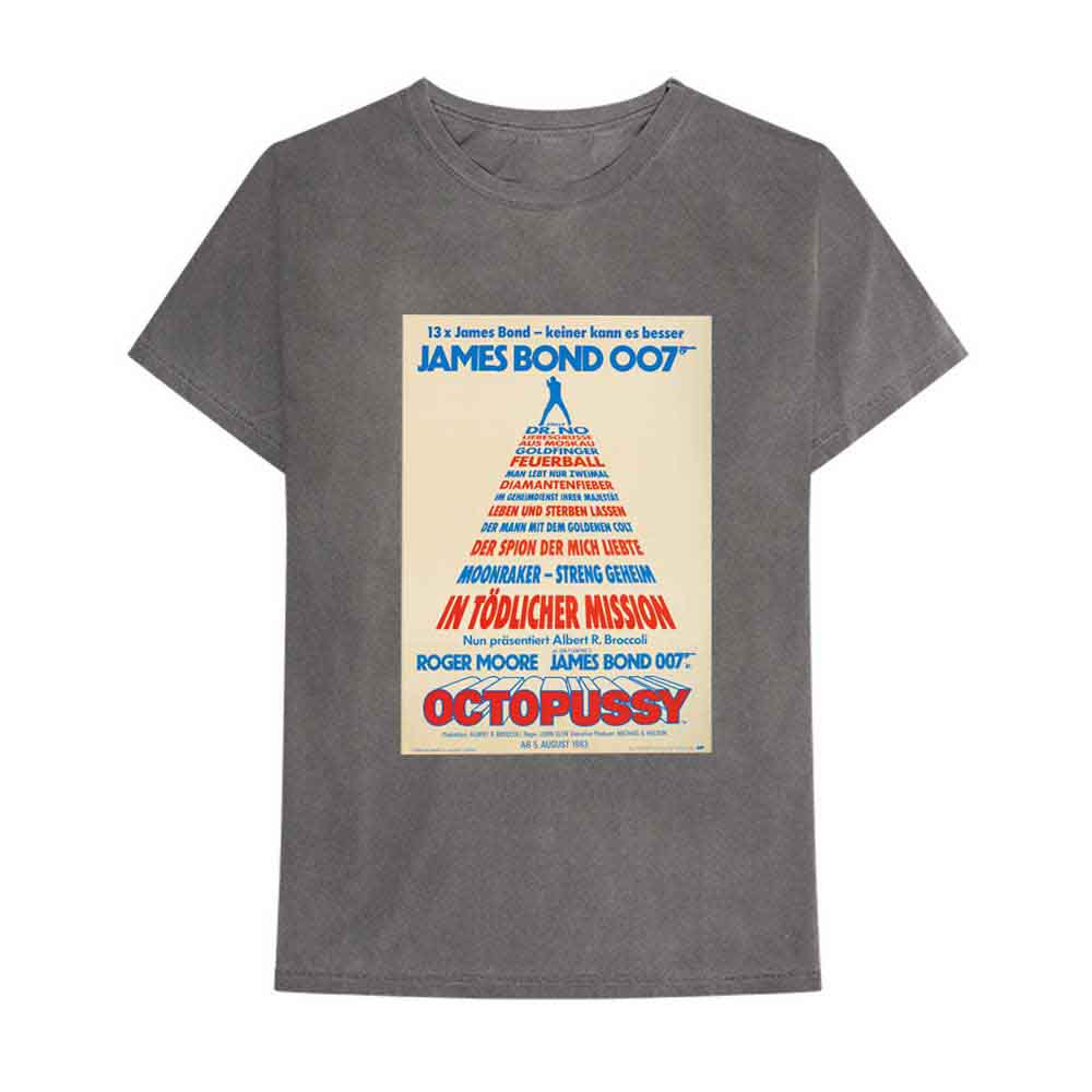 James Bond 007 Octopussy German Poster [T-Shirt] - Rock Band Apparel