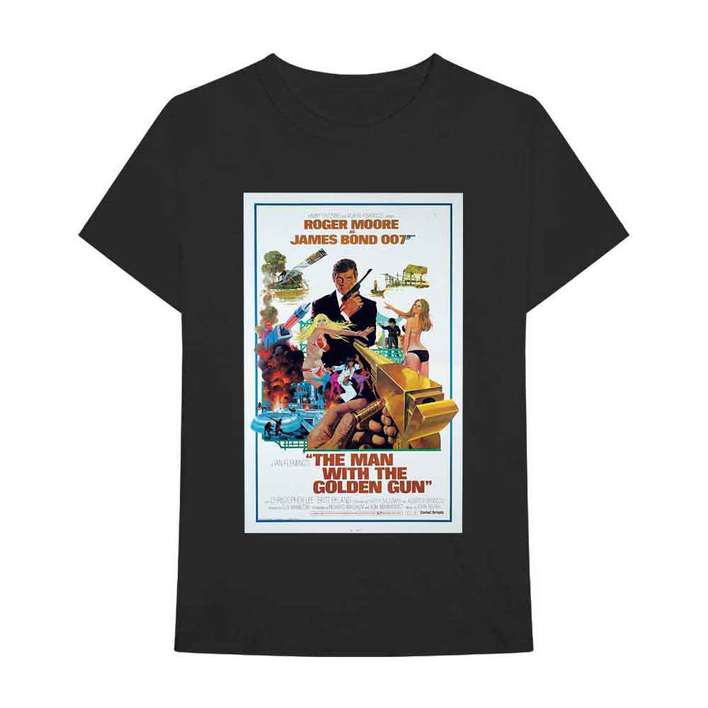 James Bond 007 The Man With The Golden Gun Poster [T-Shirt] - Rock Band Apparel