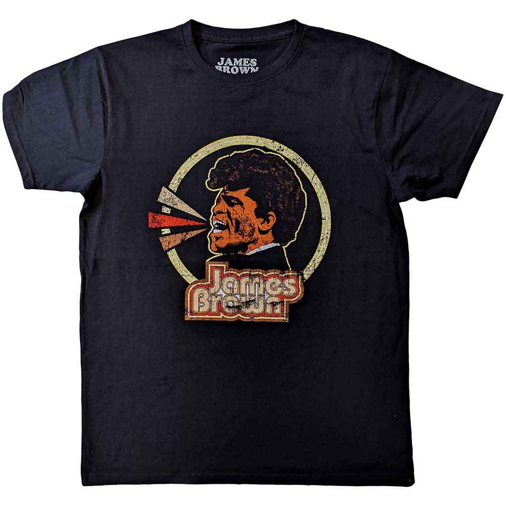 James Brown Circle & Logo [T-Shirt] - Rock Band Apparel