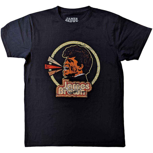 James Brown Circle & Logo [T-Shirt] - Rock Band Apparel