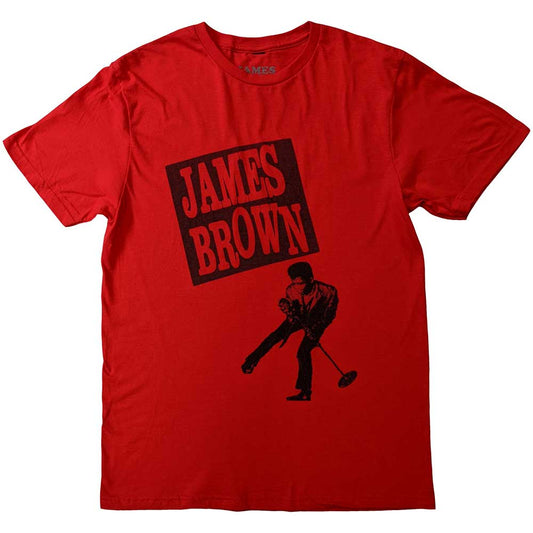 James Brown James Halftone [T-Shirt] Red