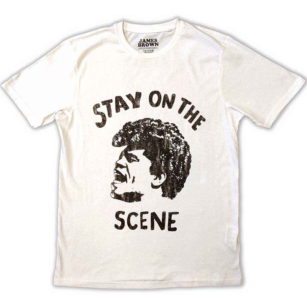 James Brown Stay On The Scene [T-Shirt] - Rock Band Apparel