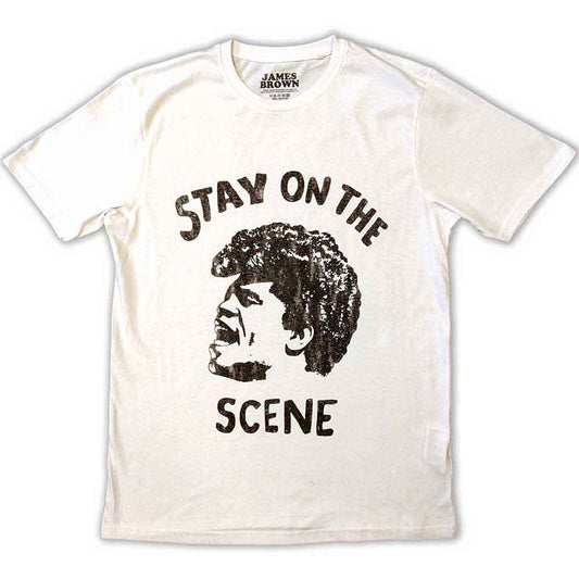 James Brown Stay On The Scene [T-Shirt] - Rock Band Apparel