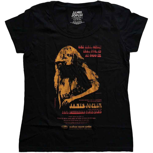 Janis Joplin Madison Square Garden [T-Shirt] - Rock Band Apparel