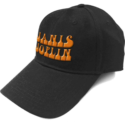 Janis Joplin Orange Logo [Hat] - Rock Band Apparel