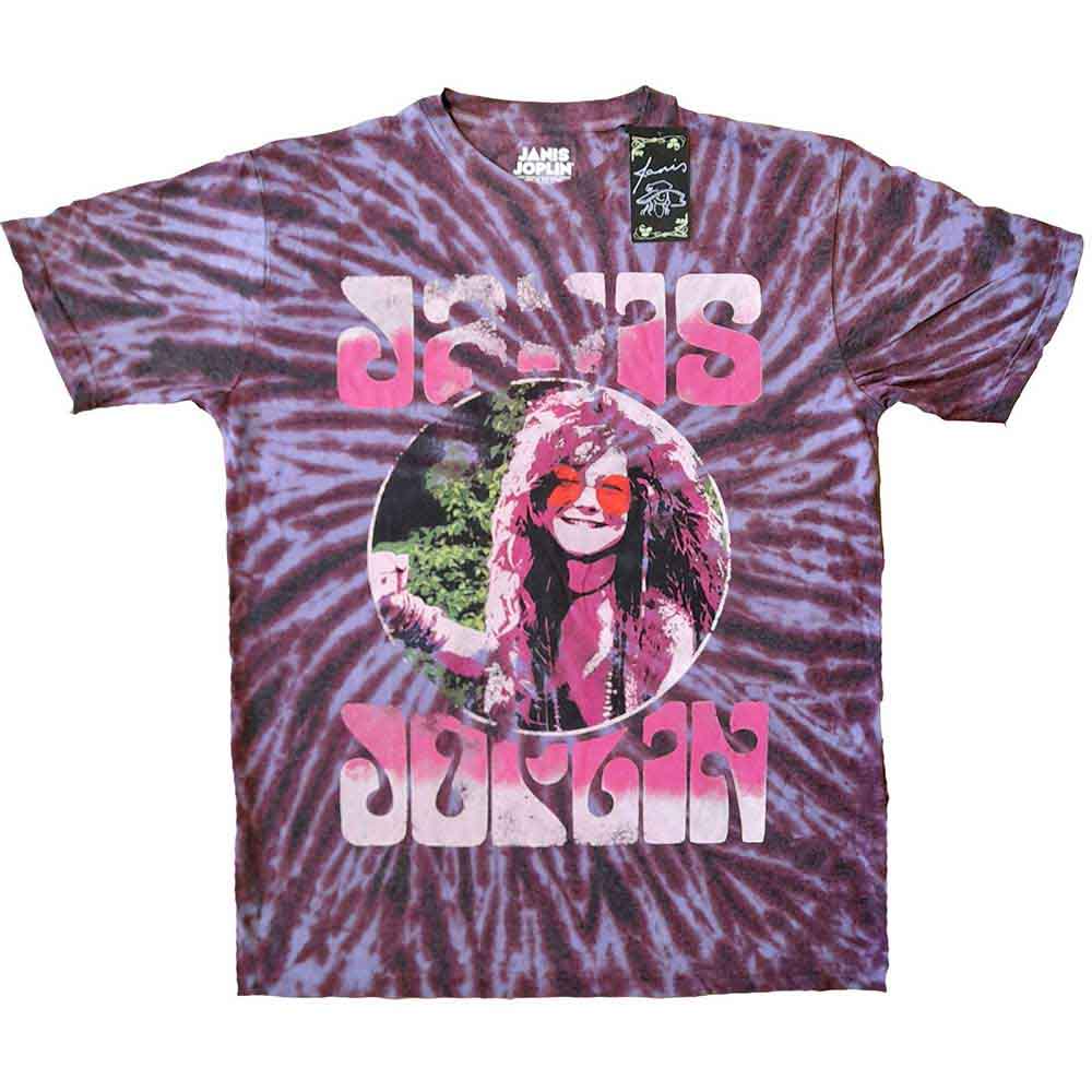 Janis Joplin Pink Shades [T-Shirt] - Rock Band Apparel