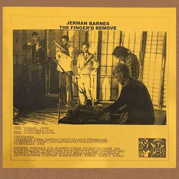 JERMAN BARNES - The Finger'd Remove [Vinyl]