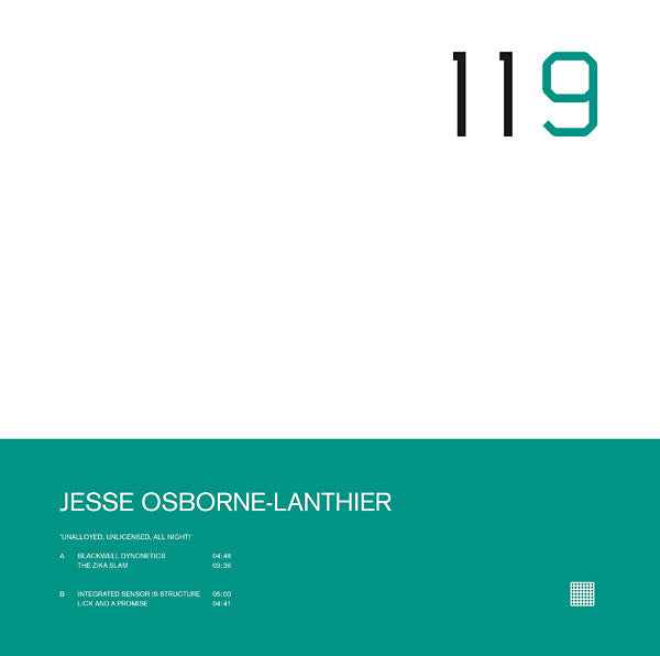 JESSE OSBORNE-LANTHIER - Unalloyed, Unlicensed, All Night! [Vinyl]