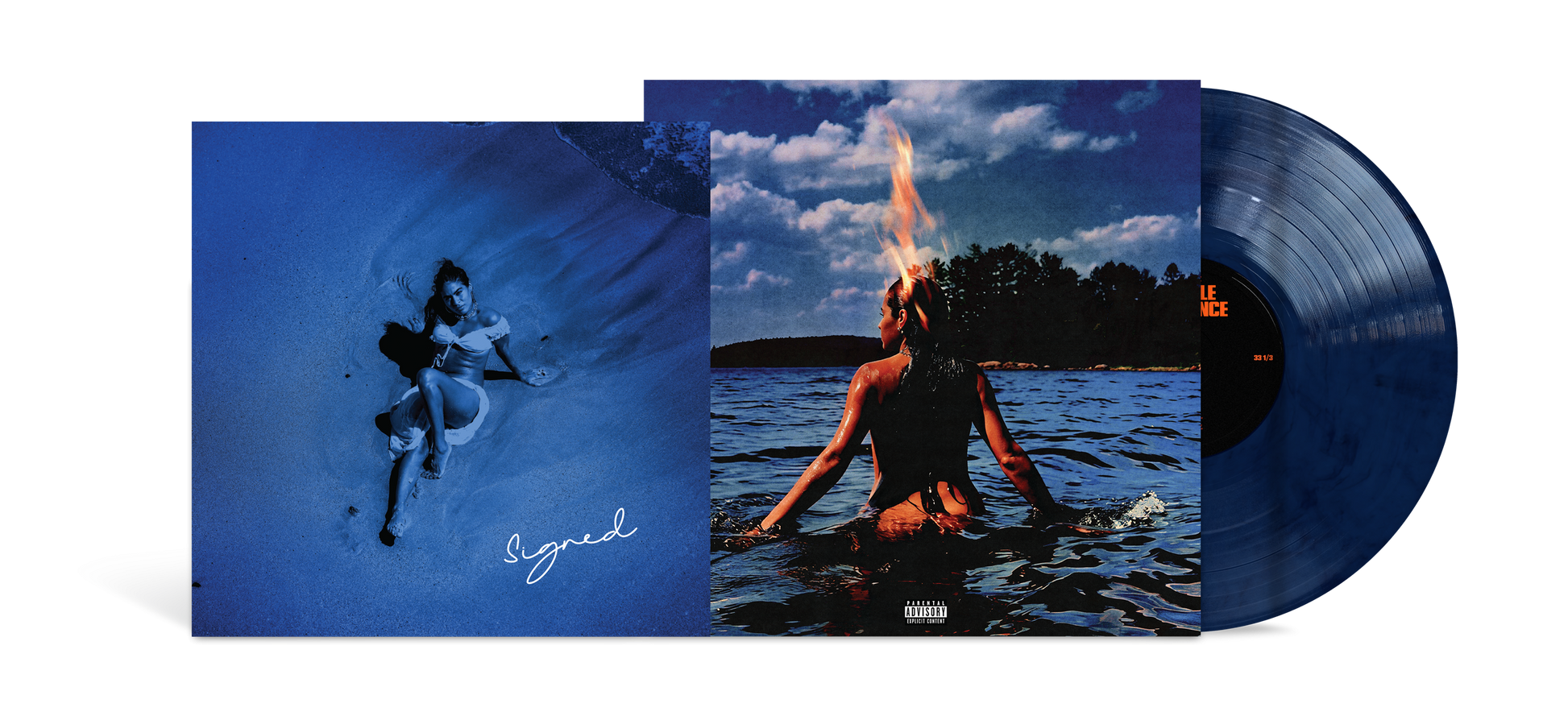 Jessie Reyez - A Little Vengeance (Indie Exclusive) [Deep Blue Water LP] [Signed Insert] [Vinyl]