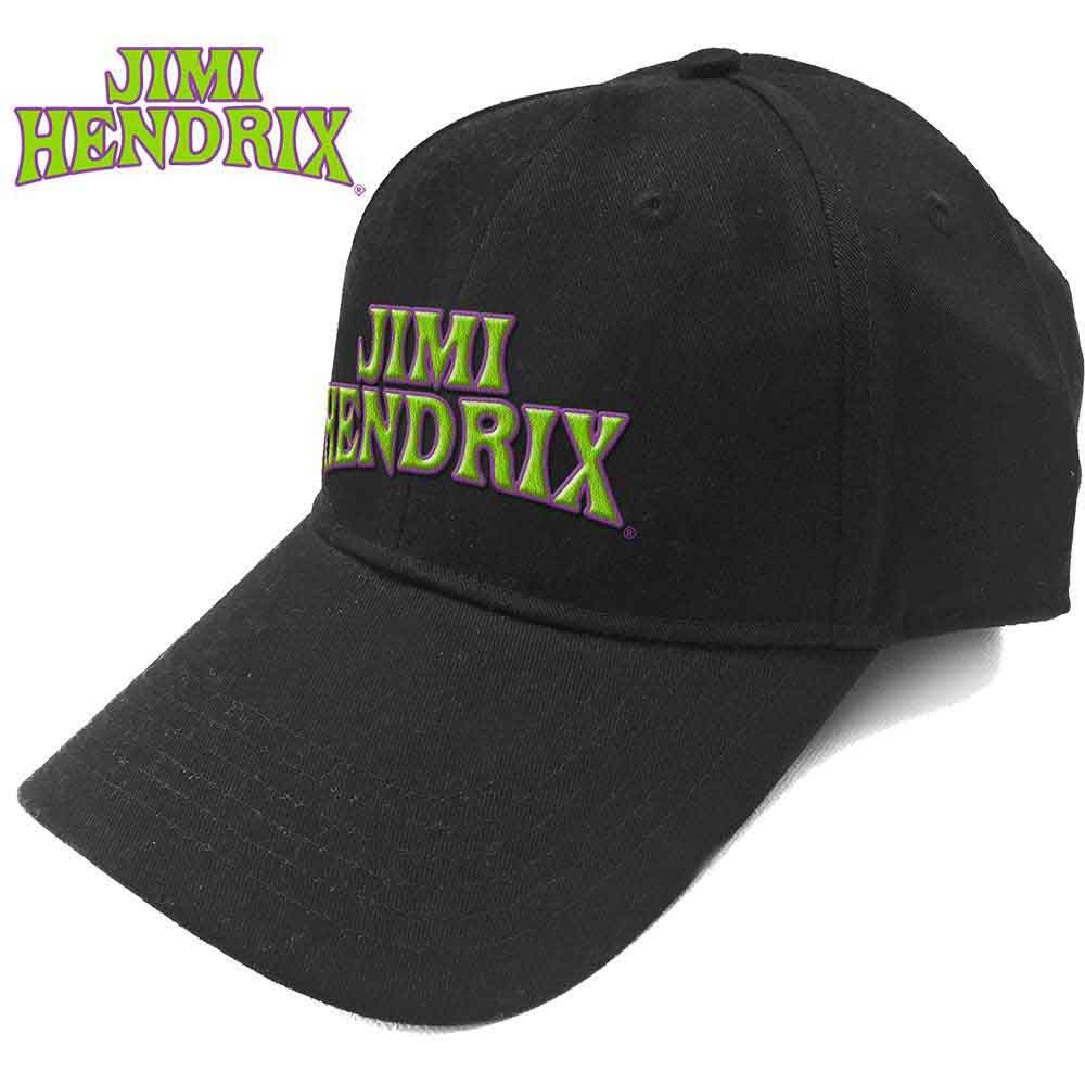 Jimi Hendrix Arched Logo [Hat] Black
