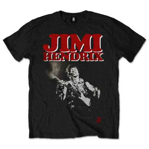 Jimi Hendrix Block Logo [T-Shirt] - Rock Band Apparel
