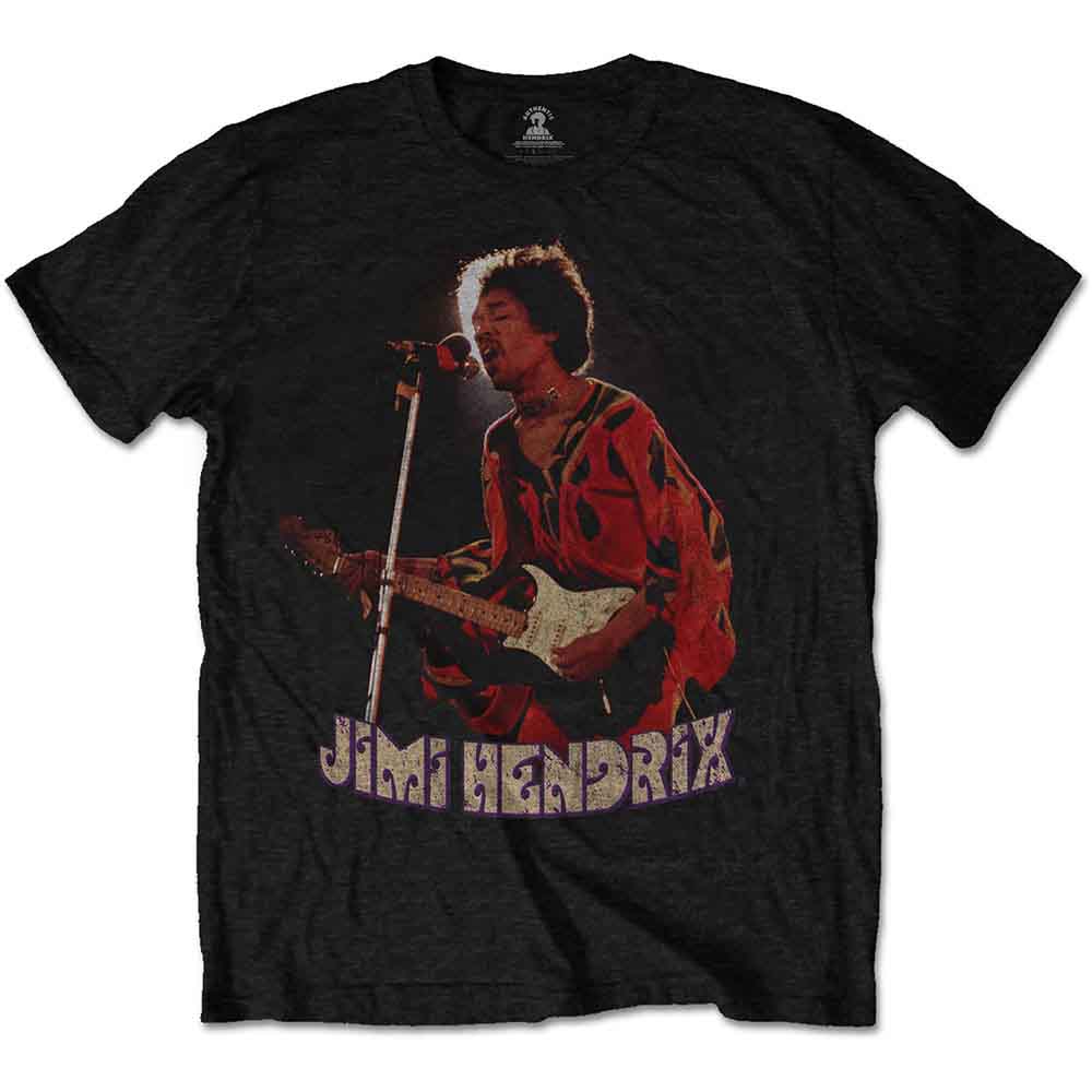 Jimi Hendrix Orange Kaftan [T-Shirt] Black