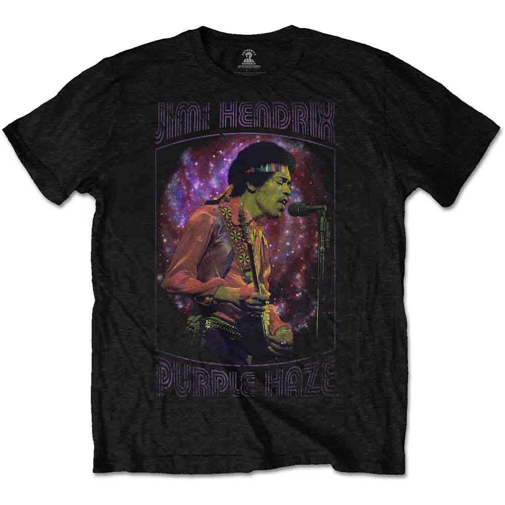 Jimi Hendrix Purple Haze Frame [T-Shirt] Black