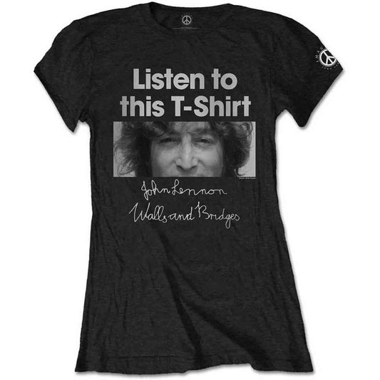 John Lennon Listen Lady [T-Shirt] - Rock Band Apparel