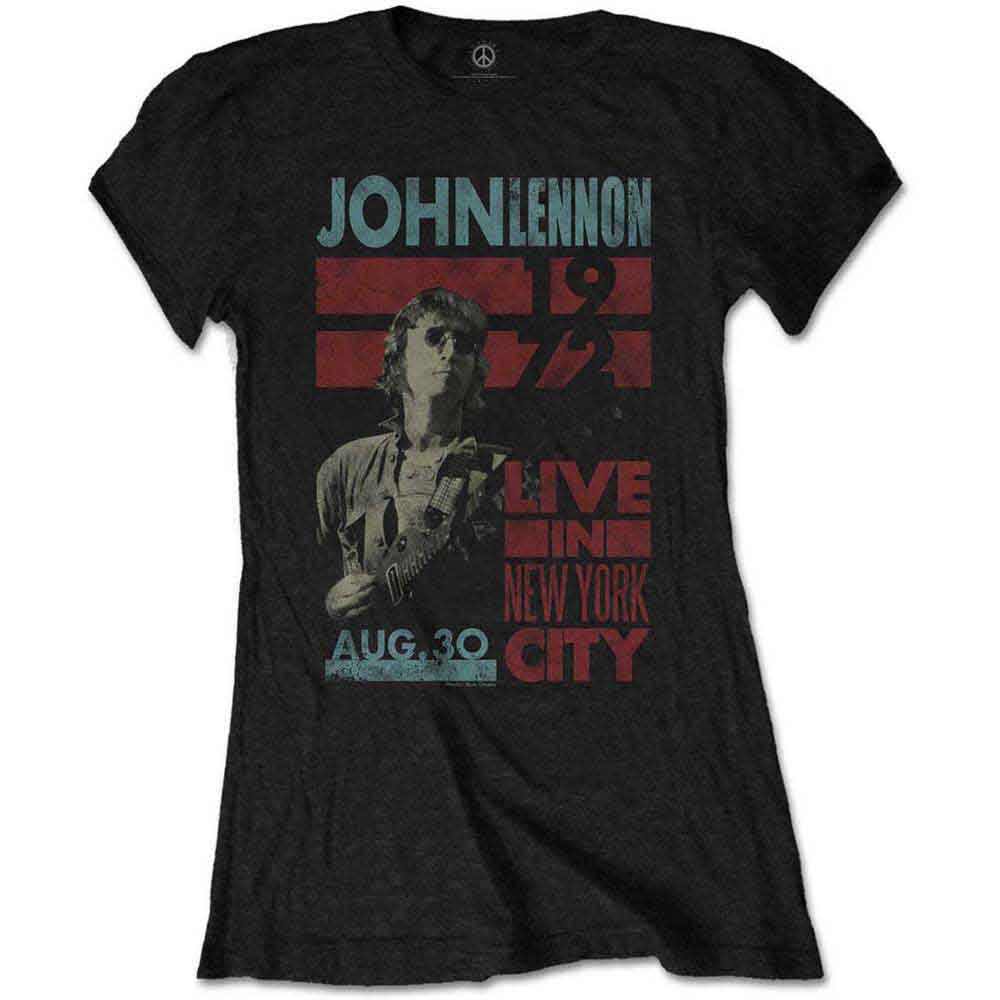 John Lennon Live in NYC [T-Shirt] Black