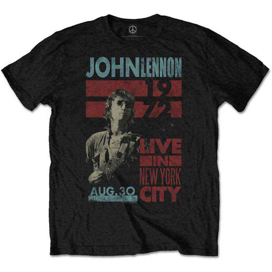 John Lennon Live in NYC [T-Shirt] - Rock Band Apparel