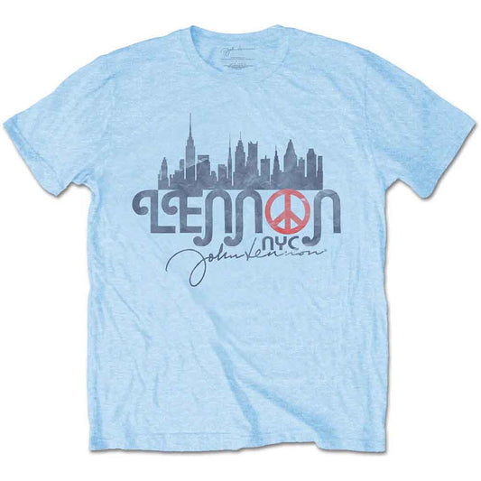 John Lennon NYC Skyline [T-Shirt] - Rock Band Apparel